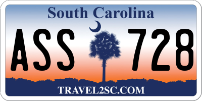 SC license plate ASS728
