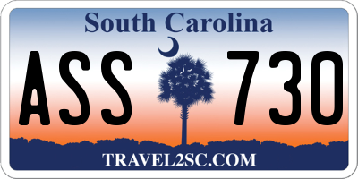 SC license plate ASS730