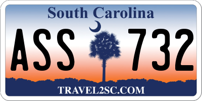 SC license plate ASS732