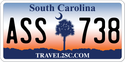 SC license plate ASS738