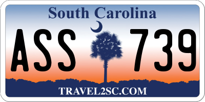 SC license plate ASS739