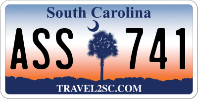SC license plate ASS741