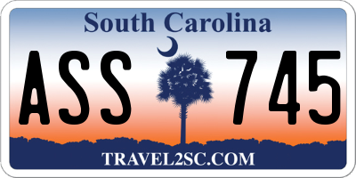 SC license plate ASS745