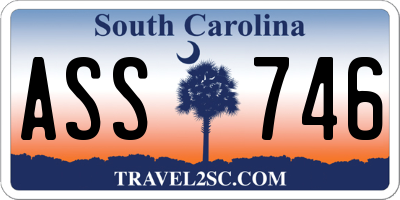 SC license plate ASS746