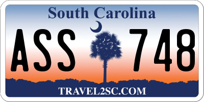 SC license plate ASS748