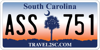 SC license plate ASS751