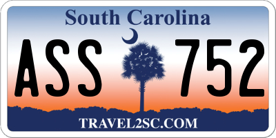 SC license plate ASS752
