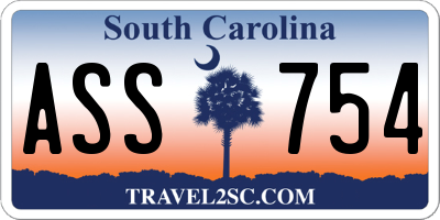 SC license plate ASS754