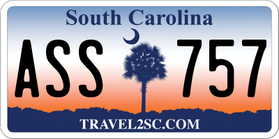 SC license plate ASS757