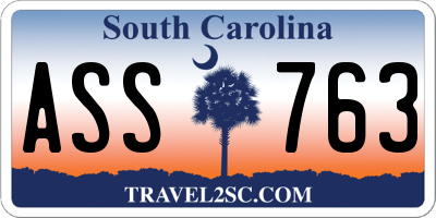 SC license plate ASS763
