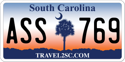 SC license plate ASS769