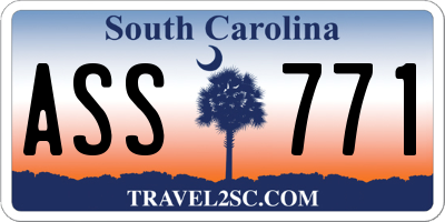 SC license plate ASS771