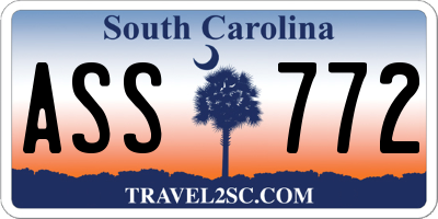SC license plate ASS772