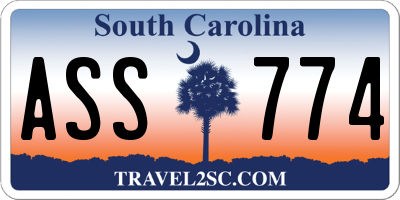 SC license plate ASS774