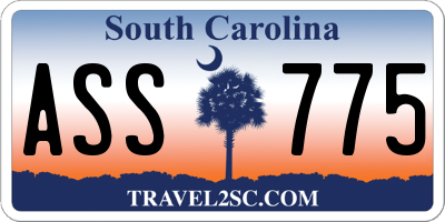 SC license plate ASS775