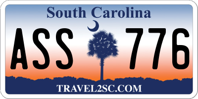 SC license plate ASS776