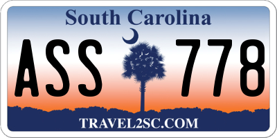 SC license plate ASS778