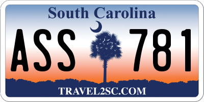 SC license plate ASS781