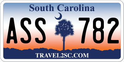 SC license plate ASS782