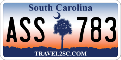 SC license plate ASS783