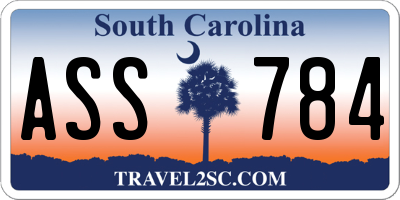SC license plate ASS784