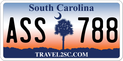SC license plate ASS788