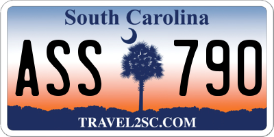 SC license plate ASS790