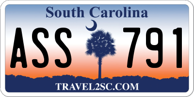 SC license plate ASS791