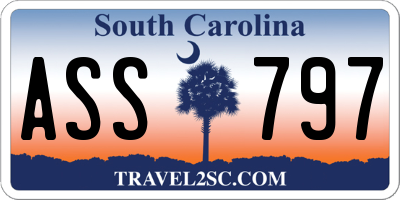 SC license plate ASS797