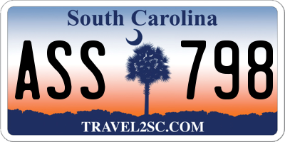 SC license plate ASS798