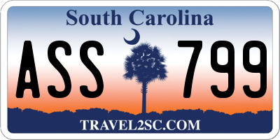 SC license plate ASS799