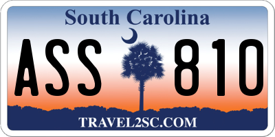SC license plate ASS810