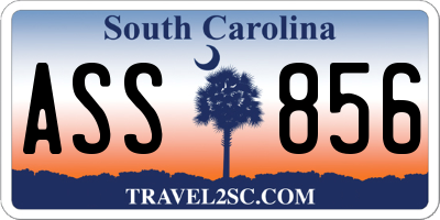 SC license plate ASS856