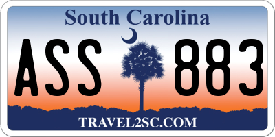 SC license plate ASS883