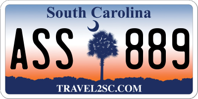 SC license plate ASS889