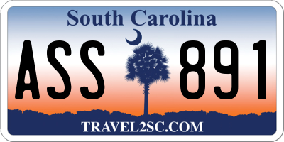 SC license plate ASS891