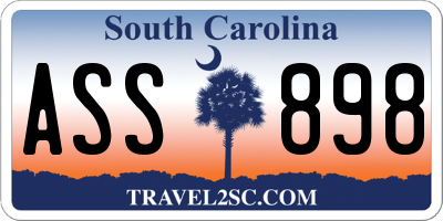 SC license plate ASS898