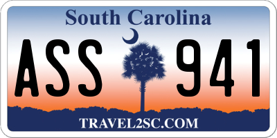 SC license plate ASS941