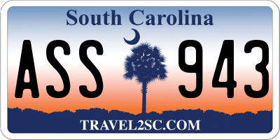 SC license plate ASS943
