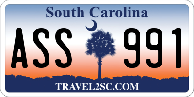 SC license plate ASS991