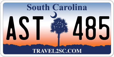 SC license plate AST485