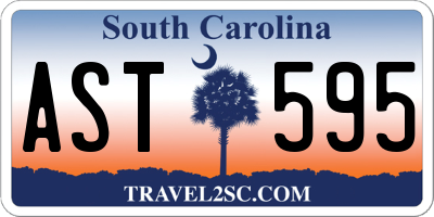 SC license plate AST595
