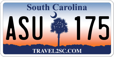 SC license plate ASU175