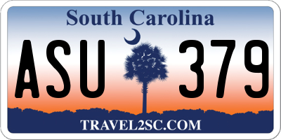 SC license plate ASU379