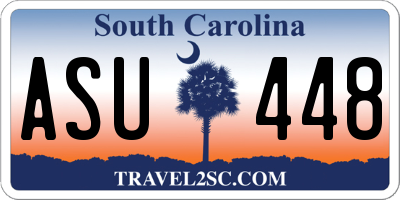 SC license plate ASU448