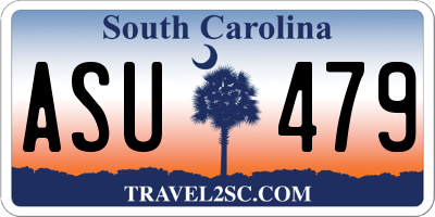 SC license plate ASU479