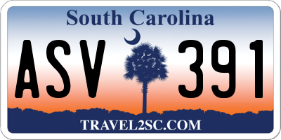 SC license plate ASV391