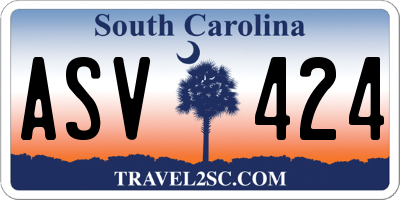 SC license plate ASV424