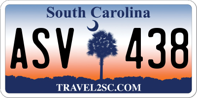 SC license plate ASV438