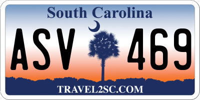 SC license plate ASV469